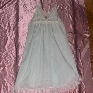 Dior Baby Blue Lace Chemise